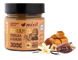 MIXIT ella Premium Lískový oříšek z Piemontu s karamelem 200 g