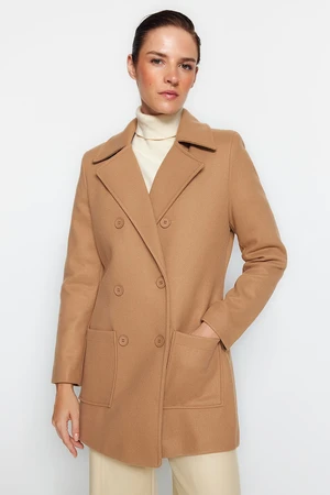 Trendyol Camel Cachet Coat