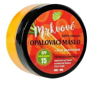 VIVACO Bio Přírodní opalovací mrkvové máslo SPF15, 150 ml