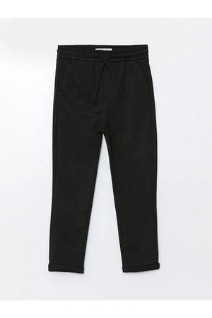 LC Waikiki LCW Vision New Black Elastic Waist Basic Boy Trousers