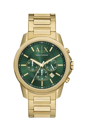 Hodinky Armani Exchange pánske, zlatá farba