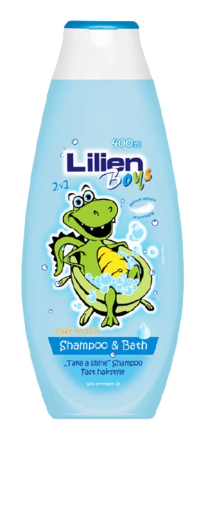 LILIEN Detský šampón&pena 2v1 pre chlapcov 400 ml