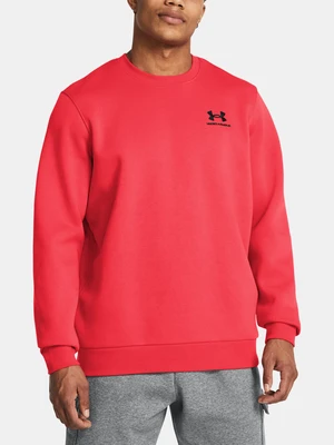 Men's sweatshirt Under Armour UA Icon Fleece Crew-RED - Men's