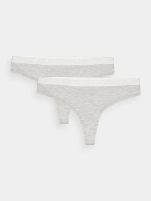 Women's Underwear Panties 4F (2 Pack) - Grey