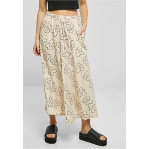 Women's viscose midi skirt made of soft seagrass flower