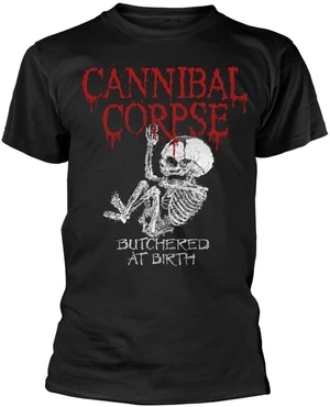 Cannibal Corpse Maglietta Butchered At Birth Baby Black L