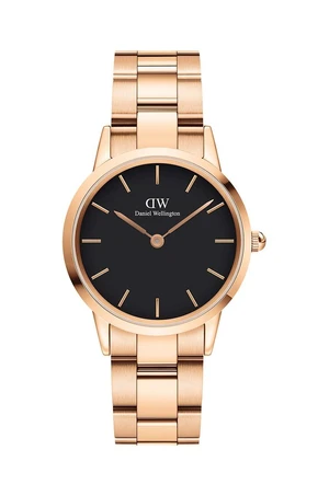 Hodinky Daniel Wellington Iconic Link růžová barva