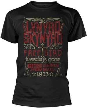 Lynyrd Skynyrd Tričko Free Bird 1973 Hits Unisex Black S