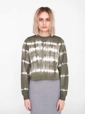 Khaki patterned sweatshirt Noisy May Joan - Women