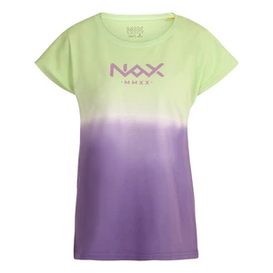 Green-purple women's T-shirt NAX KOHUJA