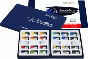 Rosa 340124 Set di colori ad acquerello 24 x 2,5 ml