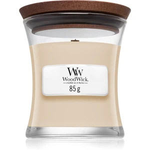 Woodwick White Honey Miel Blanc vonná svíčka s dřevěným knotem 85 g