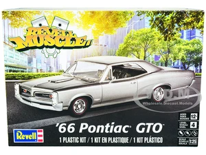 Level 4 Model Kit 1966 Pontiac GTO "Revell Muscle" Series 1/25 Scale Model by Revell