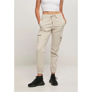 Women's comfortable high-waisted jogging pants Cargo Comfort made of soft grass