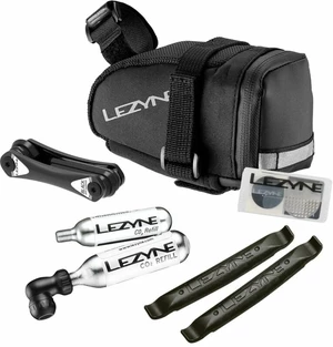 Lezyne M-Caddy CO2 Kit Bolsa de sillín Black/Black 0,6 L