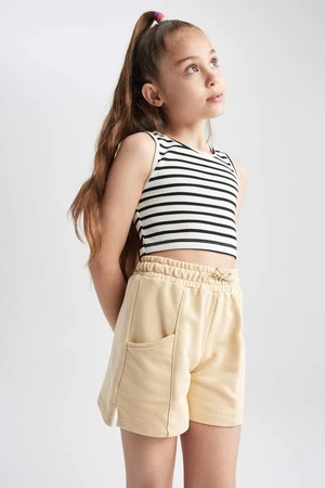 DEFACTO Girl Sweatshirt Fabric Shorts