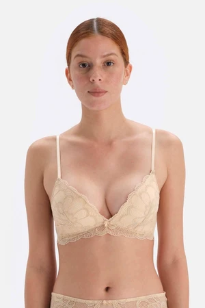 Dagi Beige Lace Detail, Non-wired Bra