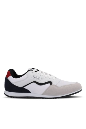 Slazenger DAVY I Plus Size Sneakers Men's Shoes White.