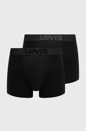 Boxerky Levi's 37149.0629-black, pánske, čierna farba