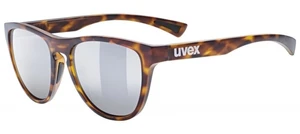 UVEX ESNLT Spirit Havanna Mat/Mirror Silver Fahrradbrille