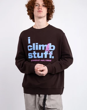 Gramicci I Climb Stuff Sweatshirt DEEP BROWN L