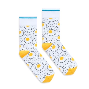 Ponožky Banana Unisex Klasické Ponožky s Vzorom Vajec