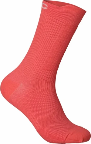 POC Lithe MTB Sock Mid Ammolite Coral S Calcetines de ciclismo