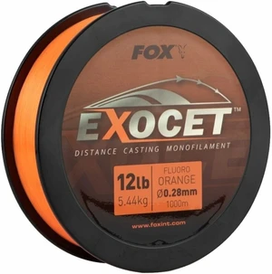 Fox Fishing Exocet Fluoro Mono Fluoro Orange 0,26 mm 1000 m 4,9 kg Linie