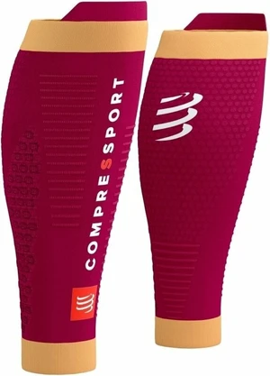 Compressport R2 3.0 Persian Red/Blazing Orange T1 Bežecké návleky na lýtka