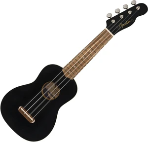 Fender Venice WN BK Black Ukulélé soprano