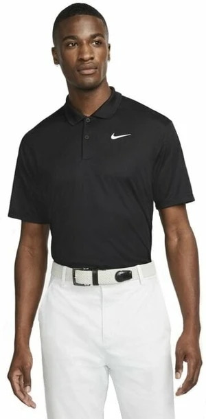 Nike Dri-Fit Victory Mens Golf Black/White L Chemise polo