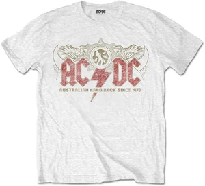 AC/DC Camiseta de manga corta Oz Rock Unisex Blanco XL