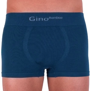 Men's boxers Gino seamless bamboo petrol