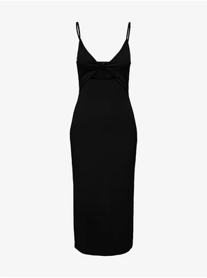 Black Women's Pencil Maxi-dresses ONLY Debbie - Ladies