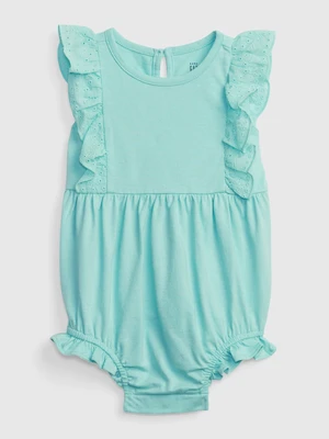 GAP Baby cotton bodysuit with ruffles - Girls