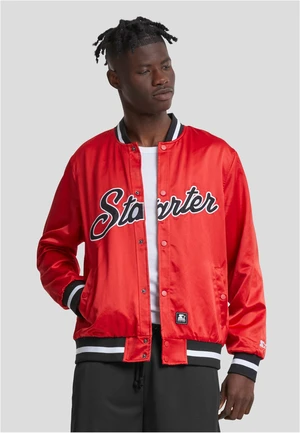 Men's Starter Jacket Satin College Red