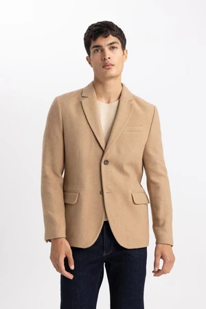 DEFACTO Modern Fit Jacket Collar Button-Down Blazer Jacket