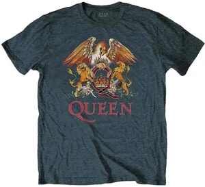 Queen Ing Classic Crest Unisex Heather Blue XL