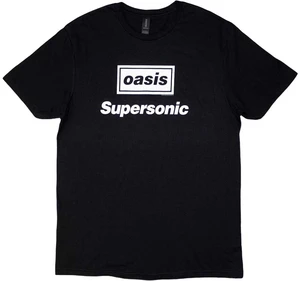 Oasis Camiseta de manga corta Supersonic Title Unisex Black S