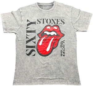 The Rolling Stones Camiseta de manga corta Sixty Vertical Unisex Grey L