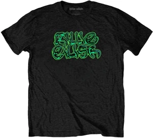 Billie Eilish Tricou Neon Logo Unisex Black S