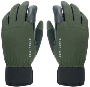 Sealskinz Waterproof All Weather Hunting Glove Olive Green/Black S Cyklistické rukavice