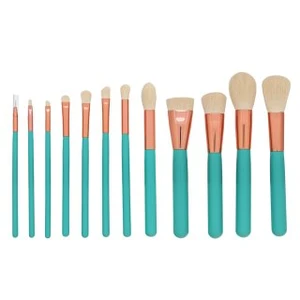 MIMO Makeup Brush Set Turquoise 12 Pcs sada štětců