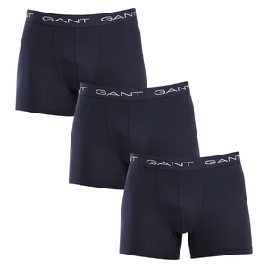 3PACK men's boxers Gant blue