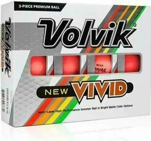 Volvik Vivid 2022 Pink Golfové míčky