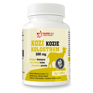 NUTRICIUS Kozí Kolostrum 200 mg 60 kapslí