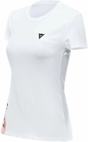 Dainese T-Shirt Logo Lady White/Black 3XL Camiseta de manga corta