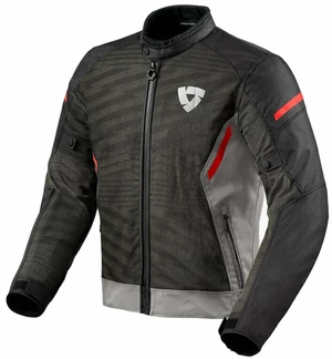 Rev'it! Jacket Torque 2 H2O Grey/Red 3XL Geacă textilă