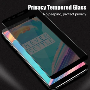 Screen Protector For Oneplus 6 6T 7 7T 8T 3D Privacy Tempered Glass For Oneplus Nord N100 N10 5G