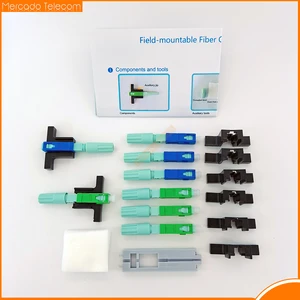 58MM Fixed-length LX58 Block Single-Mode SC UPC APC Fast Connector FTTH Tool 58mm Connector Quick Connector 50/100Pcs LX58